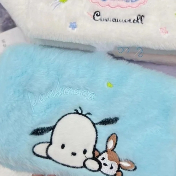 Sanrio Pochacco Baby Blue Embroidered Makeup Bag - Picture 4 of 16
